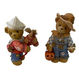 Cherished Teddies Alexander & Tom Set of 2 Figureines‎